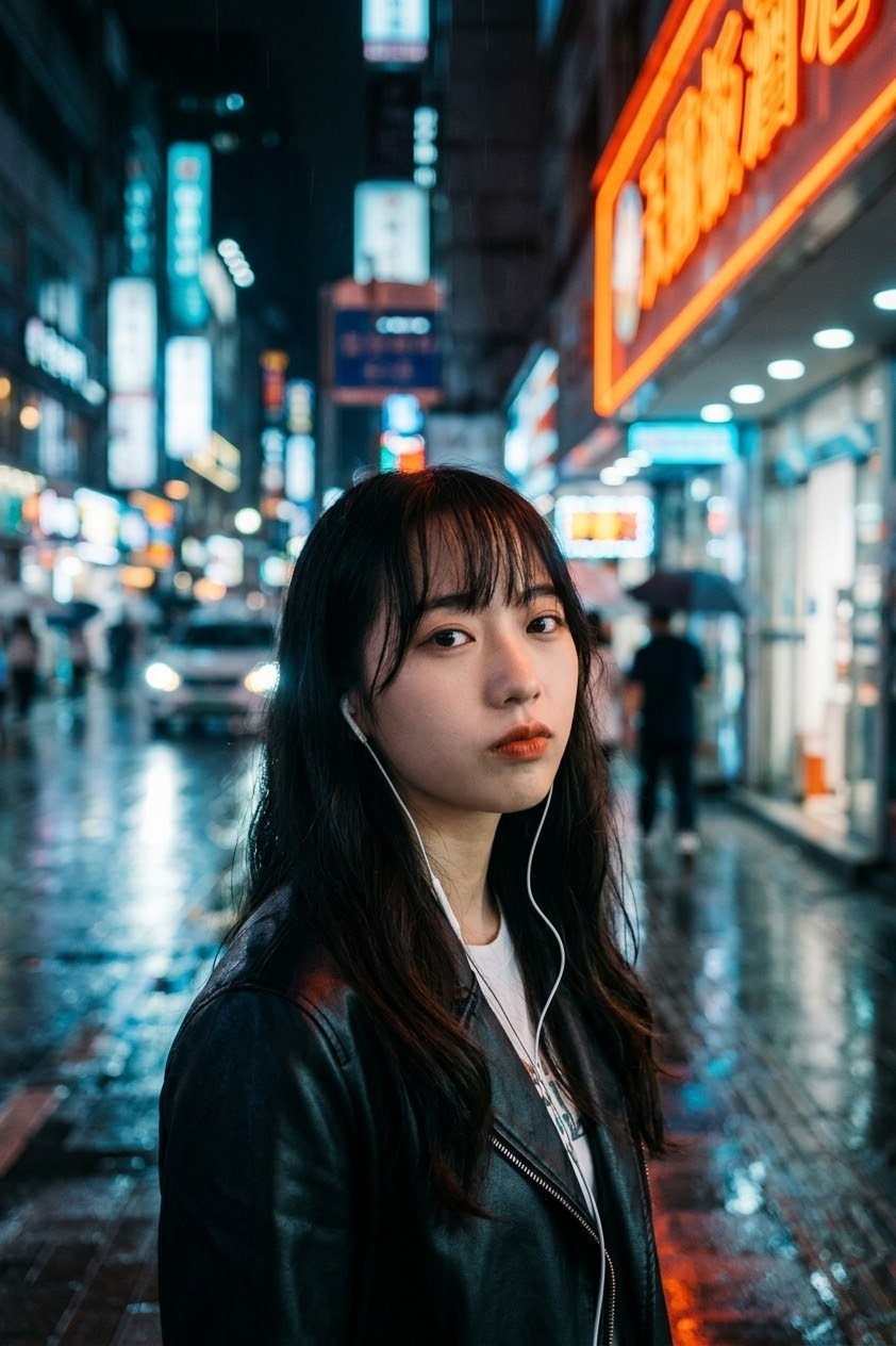 初花 忧郁风 写实写真