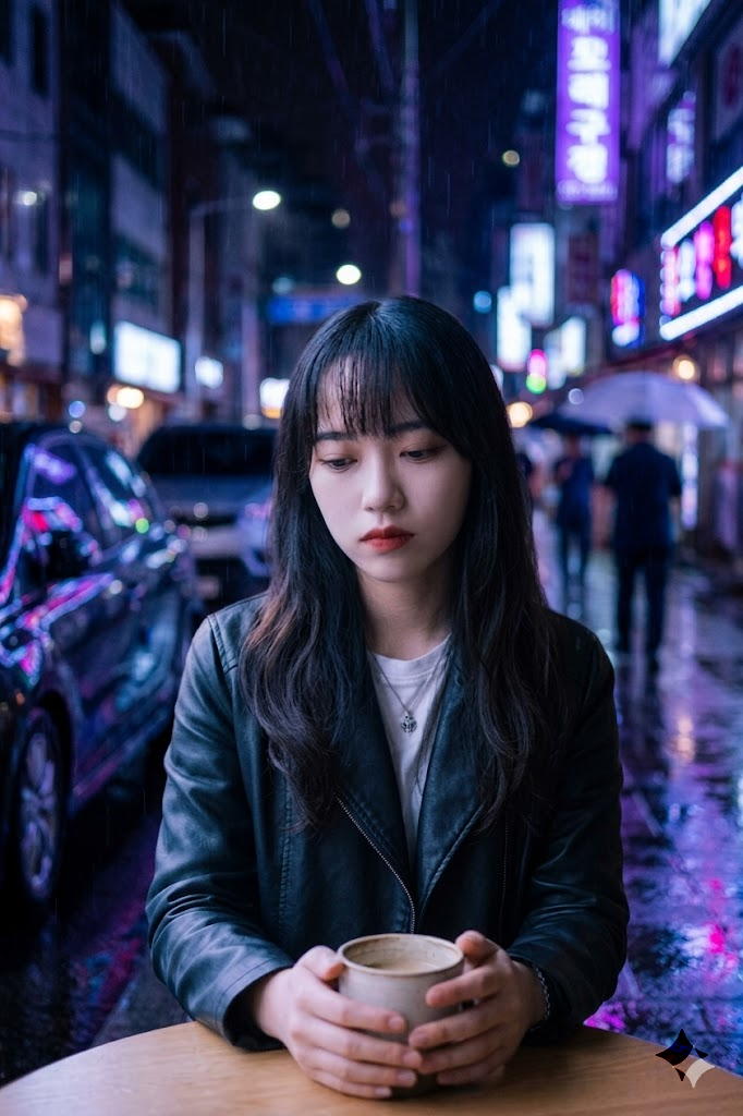 初花｜忧郁写真（换风格·霓虹雨夜版）