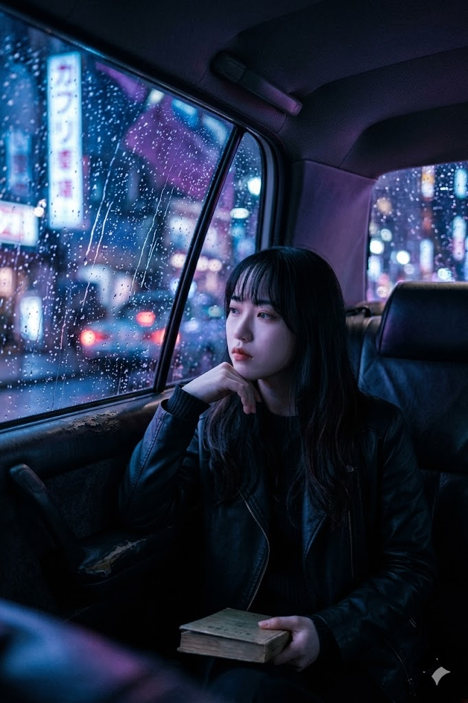 初花｜忧郁写真（换风格·霓虹雨夜版）